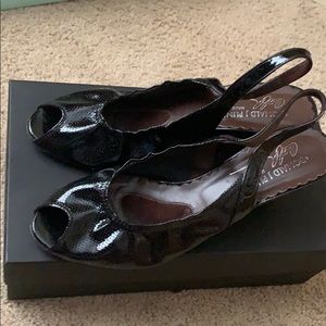 Donald J Pliner slingback wedges